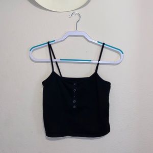 Solid black Cami Top